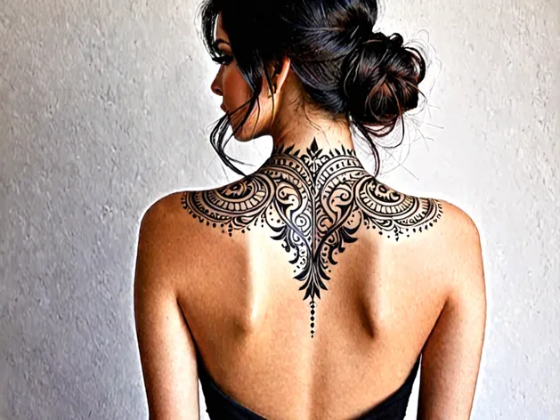 back of neck tattoos