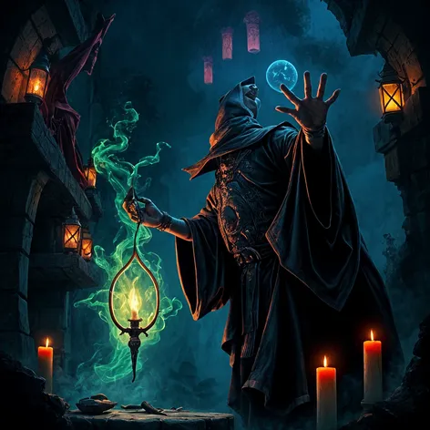 wizard dark fantasy art