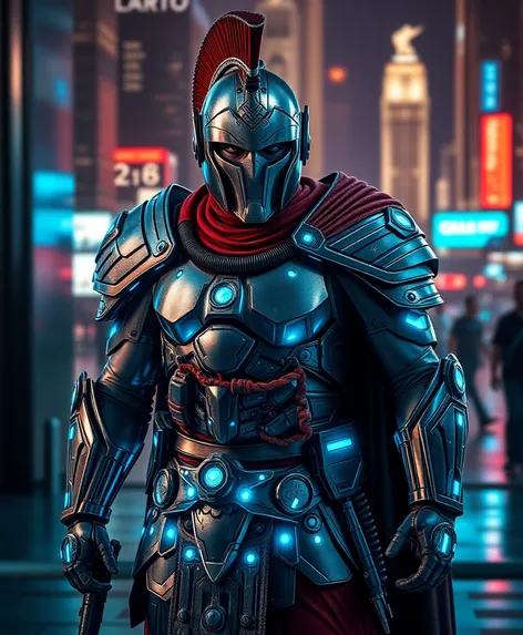 futuristic roman soldier