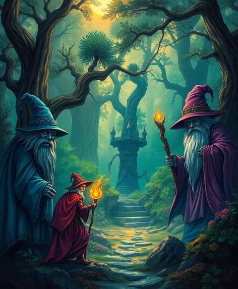 mythical wizards