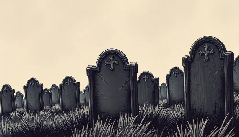 tombstone drawing