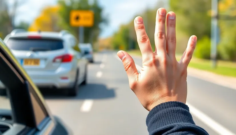 hand signals for car