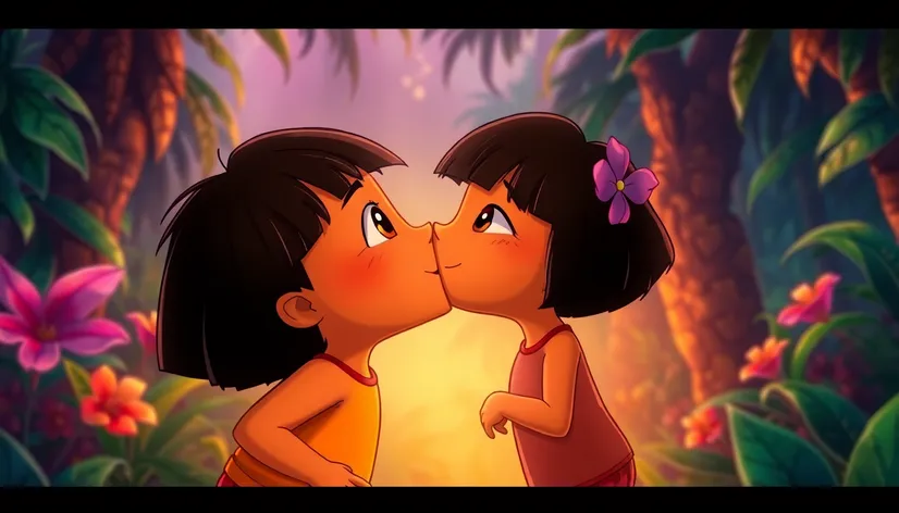 diego and dora kissing