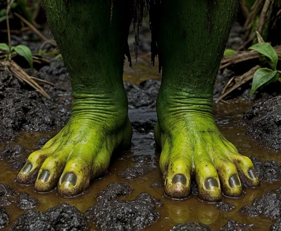 shrek feet