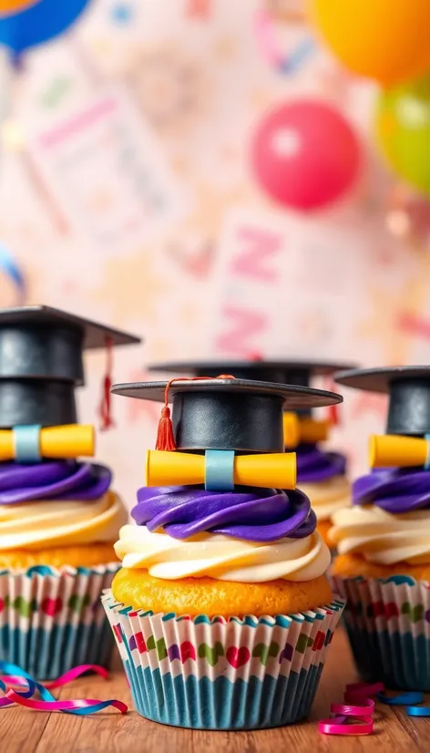 graduation cupcake toppers