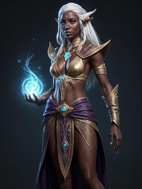 Dark skinned female astral