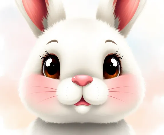 draw bunny face