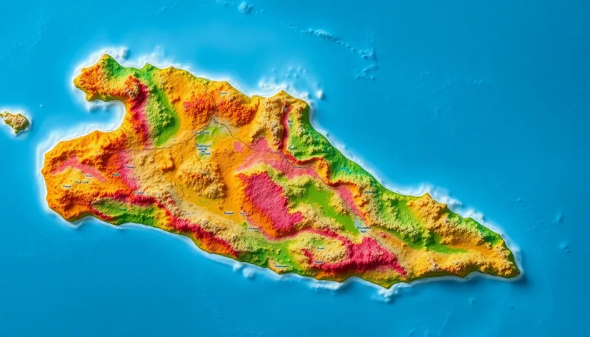 map of haiti and