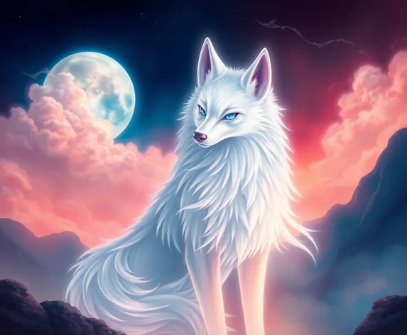 silver kitsune