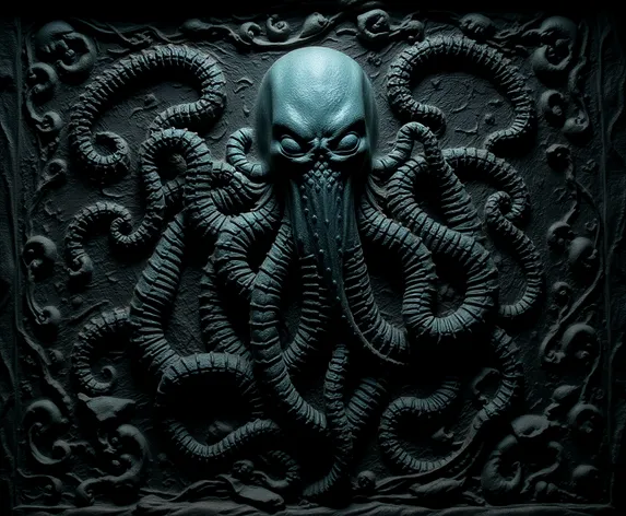 cthulhu bas relief