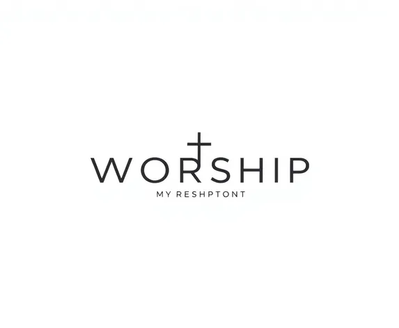 simple worship logo