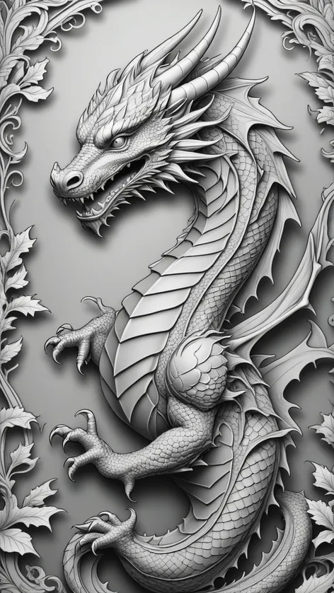 dragon outline