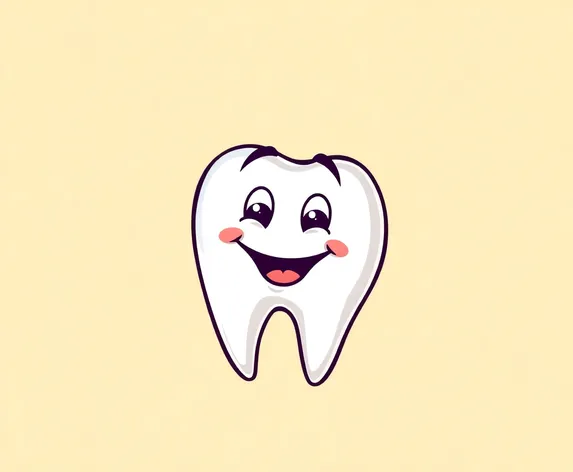 one tooth cartoon