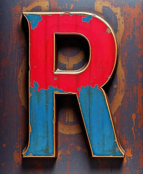 block letter r