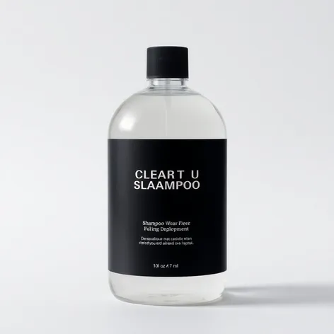 shampoo clear liquid