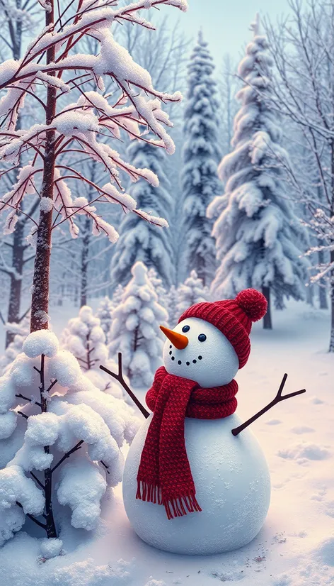 snowman wallpaper