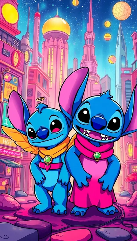 pictures of stitch and