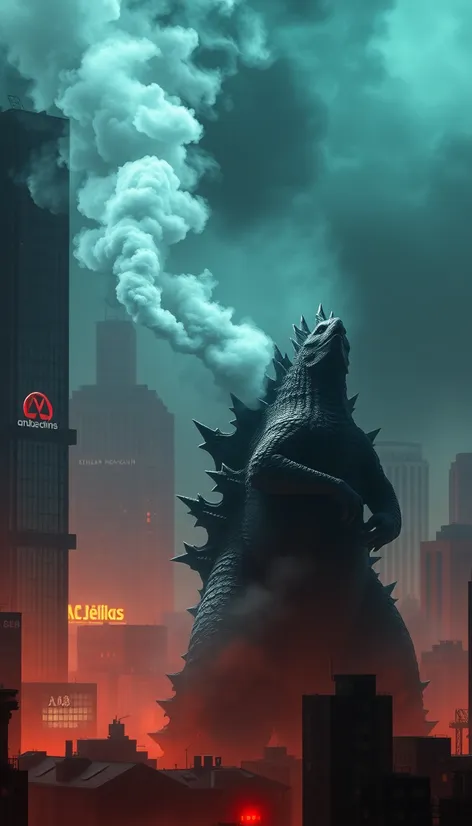 godzilla smoking