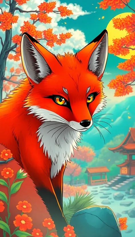 anime red fox