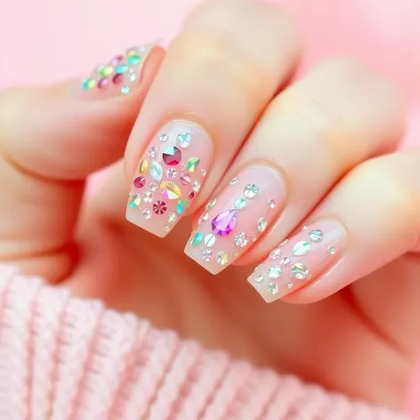 light pink nail designs