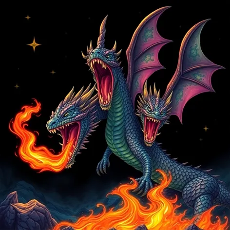 three headed dragon