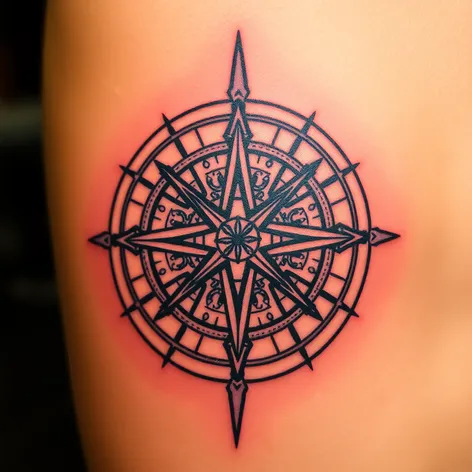 norse compass tattoo