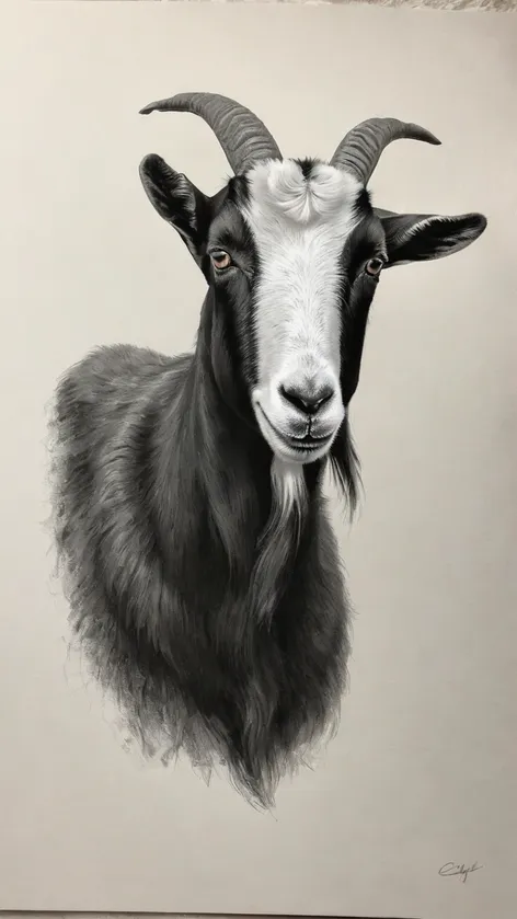 goat drawing