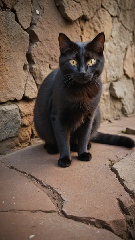 brown and black cat