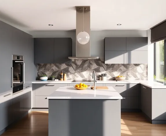 modern cabinets kitchen grey