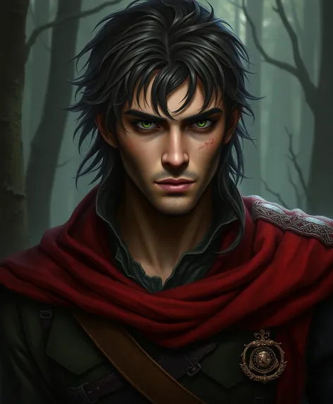 half elf male rogue