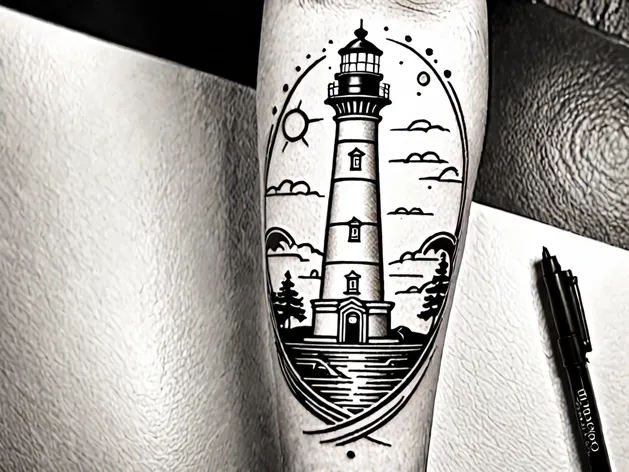 lighthouse tattoo