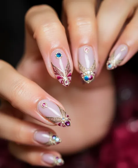 heart nail designs