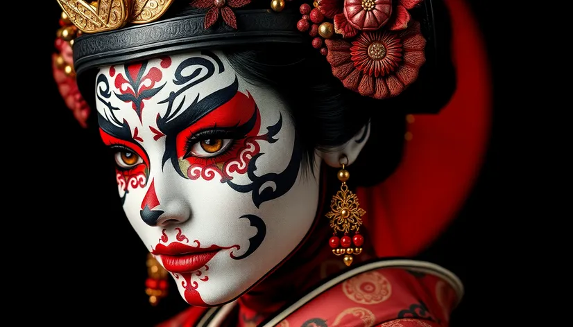 samurai makeup