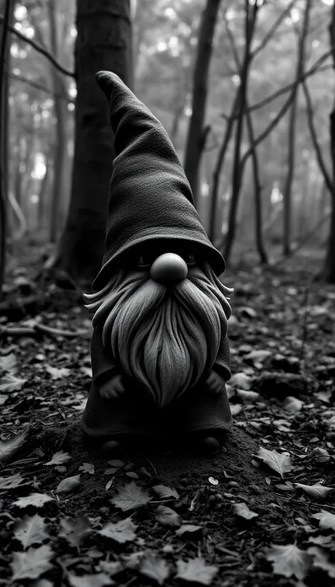 gnome black and white