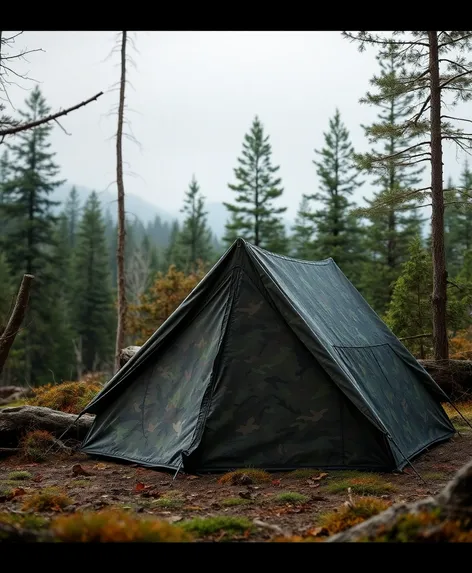 drawing of a tent