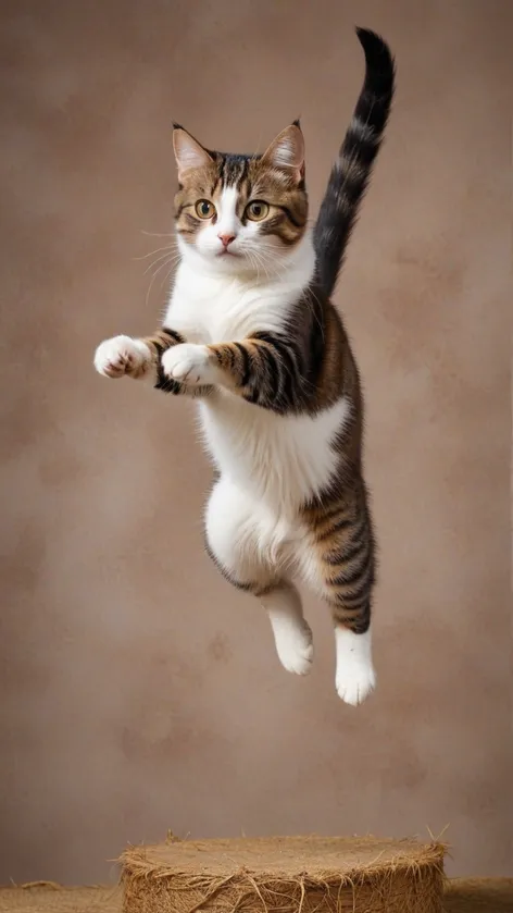 jumping cat