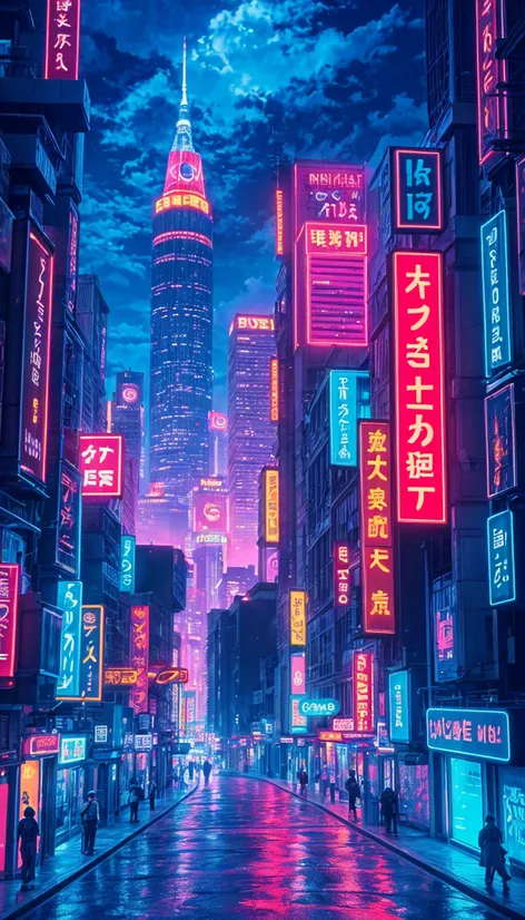 anime city background