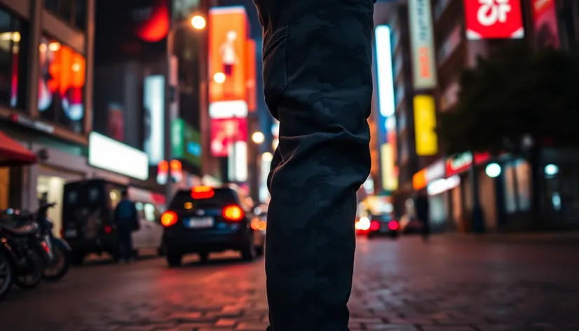 black camo pants