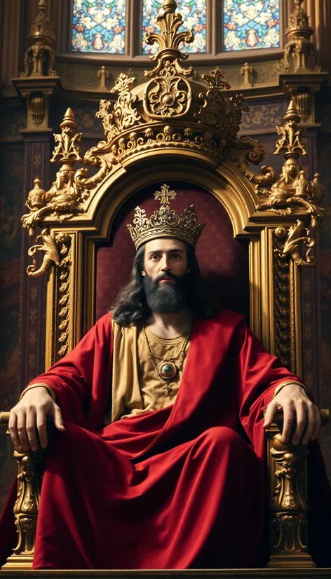 jesus on the throne