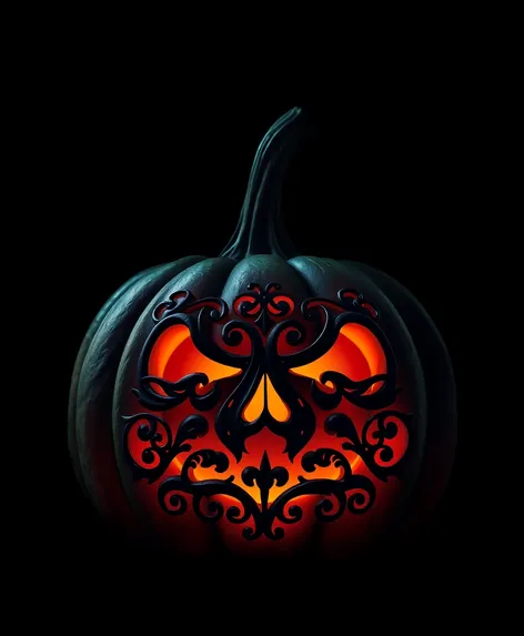 goth pumpkin