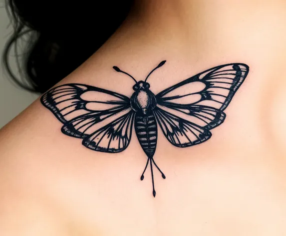 moth tattoo