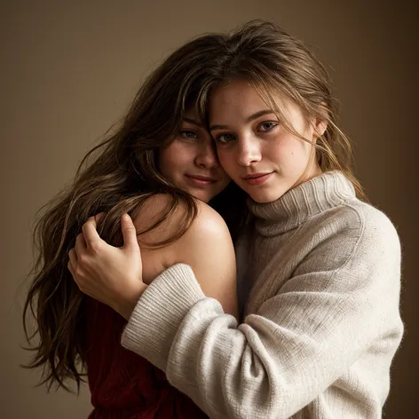 two teen girls french