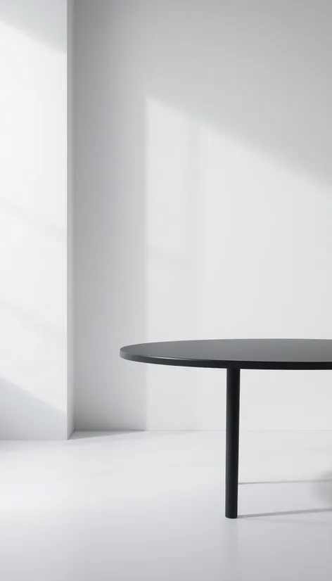 black table