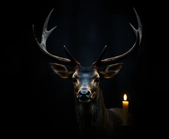 gothic wallpaper 4k deer