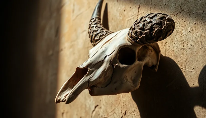 skull of a buffalo