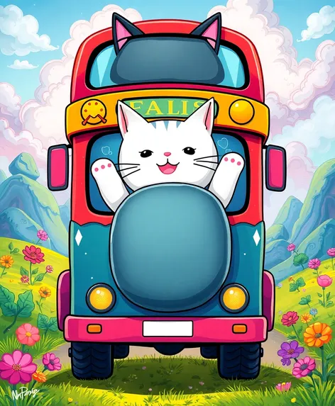 cat bus backpack