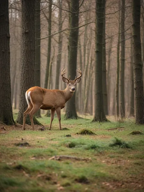 deer in woods