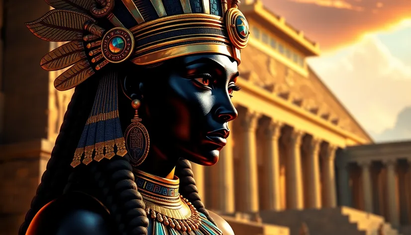 beautiful black egyptian goddess