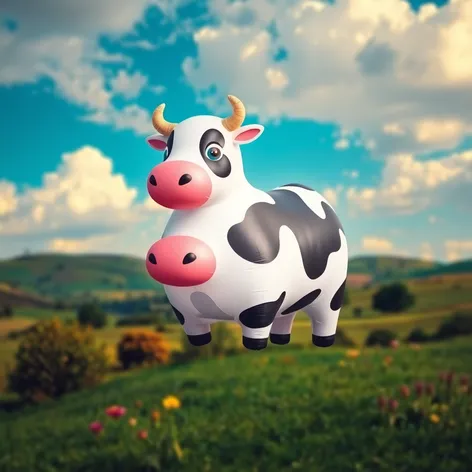 inflatable cow