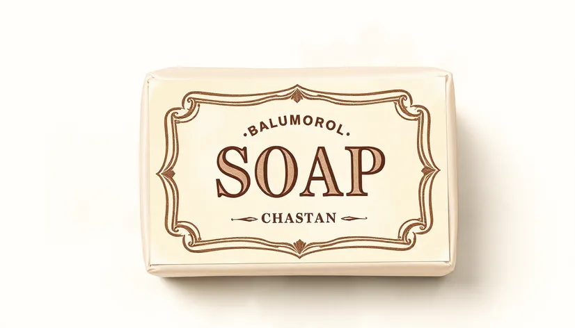 product label soap